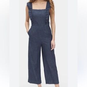 GAP Blue Denim Overalls with Classic Style